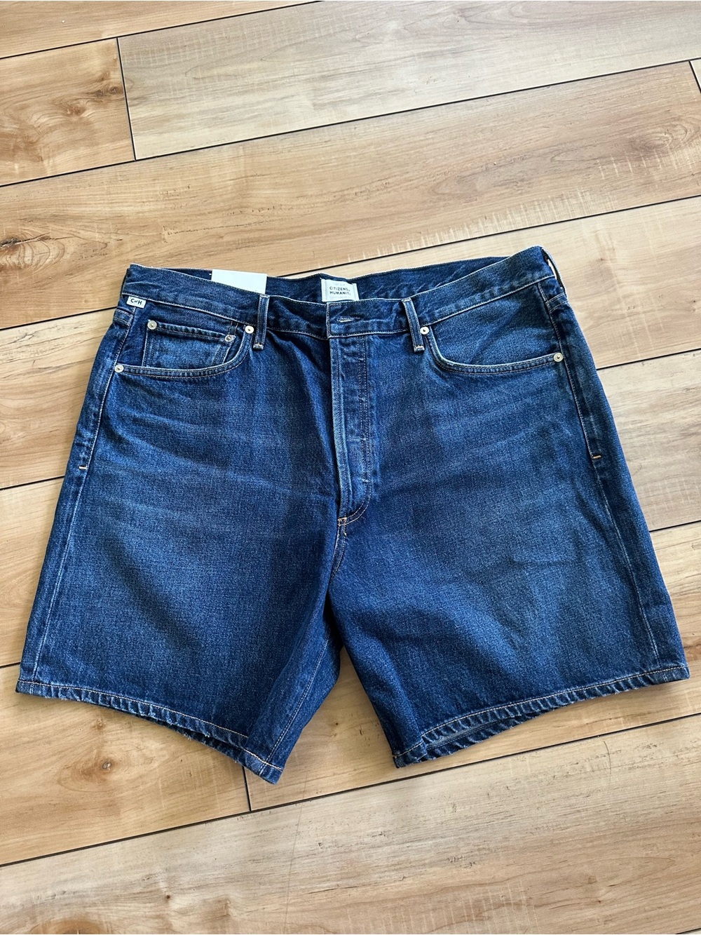 Citizens of Humanity Dark Blue Denim Shorts
